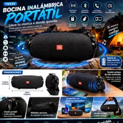 Bocina inalámbrica portátil TG534