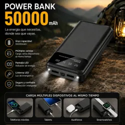 Cargador portátil de 50000mAh