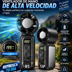 Ventilador Recargable de mano de 3600 mAh