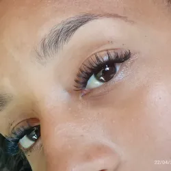 Extensiones de pestañas grupales 