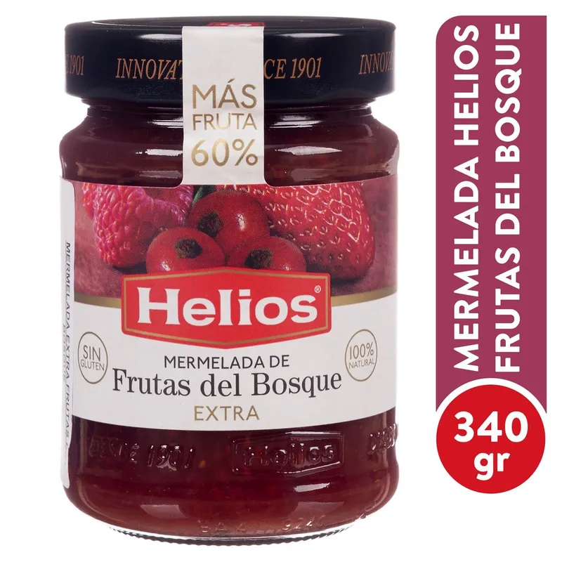 Mermelada Helios de frutas del bosque 340 g