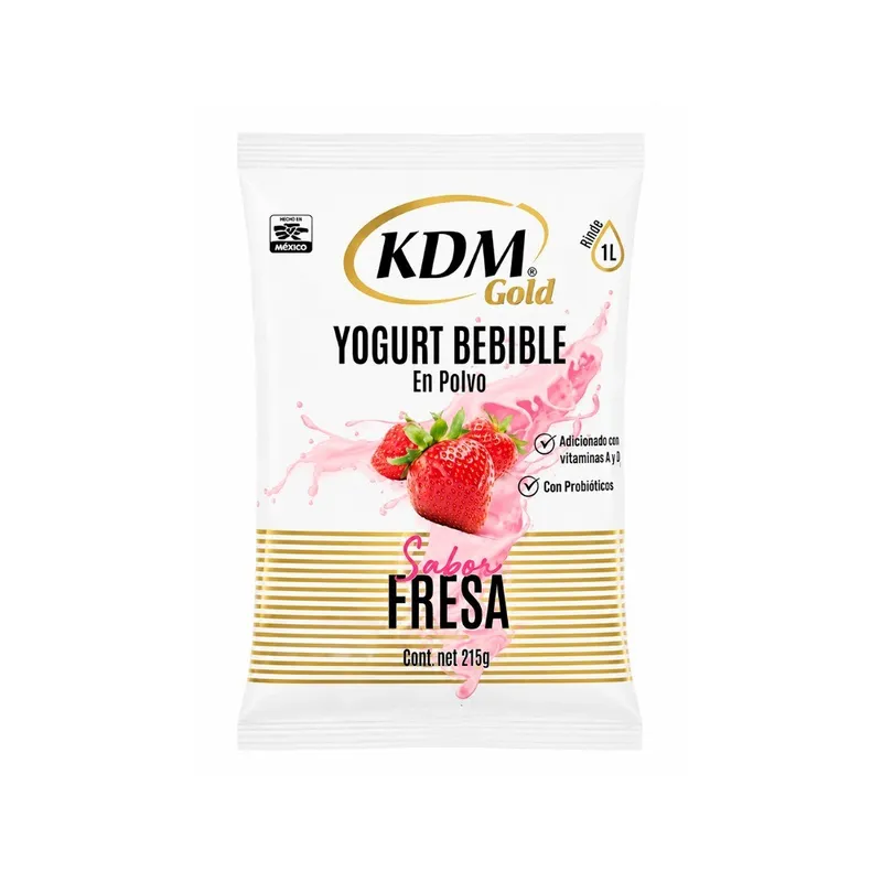 Yogurt en polvo KDM Gold de sabores