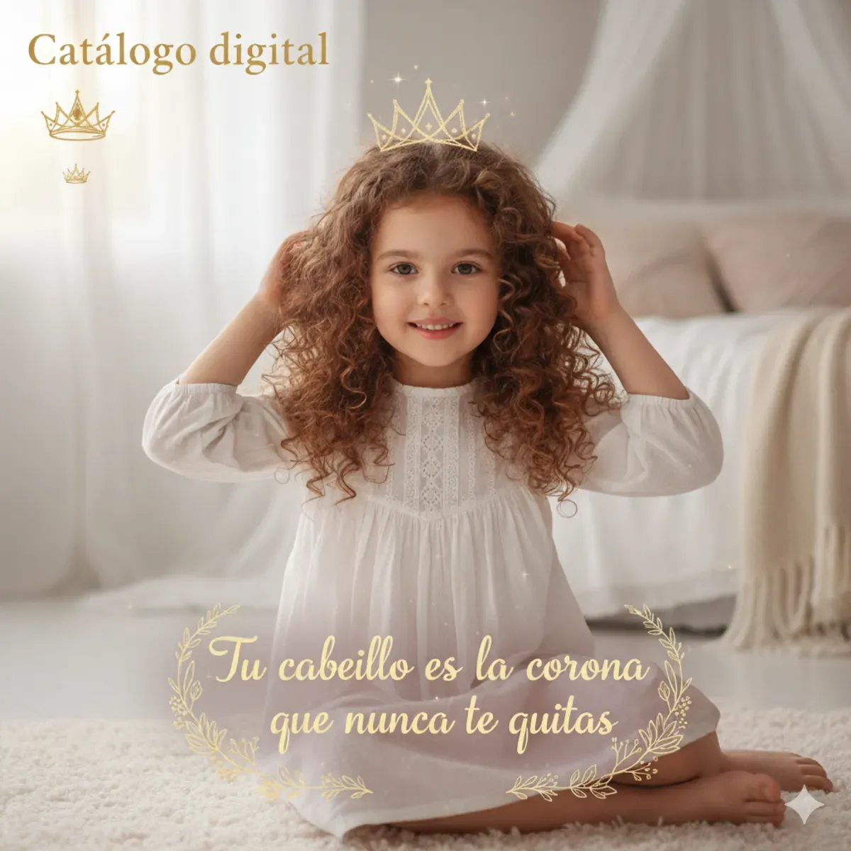 TU CABELLO ES LA CORONA QUE NUNCA TE QUITAS