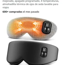 Máscara térmica ocular inhálambrica 
