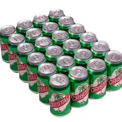 Cerveza cristal 24u
