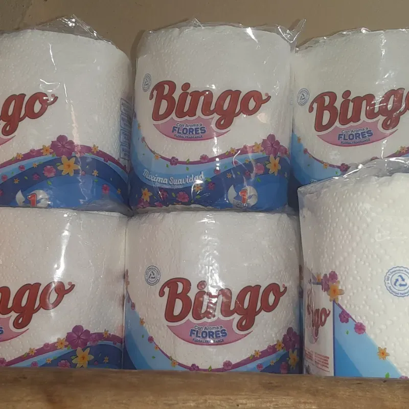Papel Sanitario marca Bingo