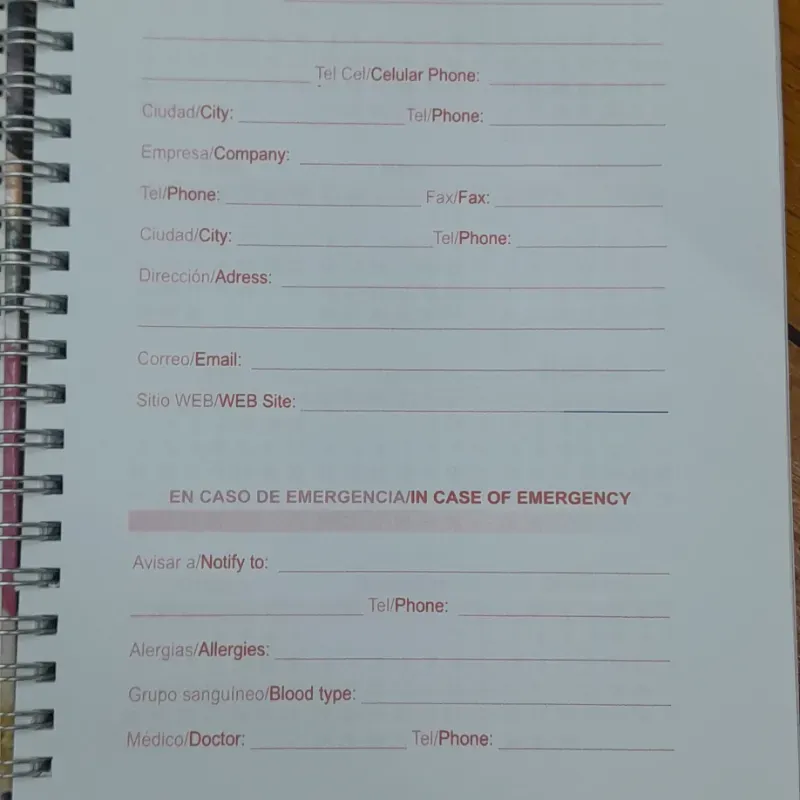 Agenda para programar citas Cejas y pestañas.