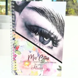 Agenda para programar citas Cejas y pestañas.