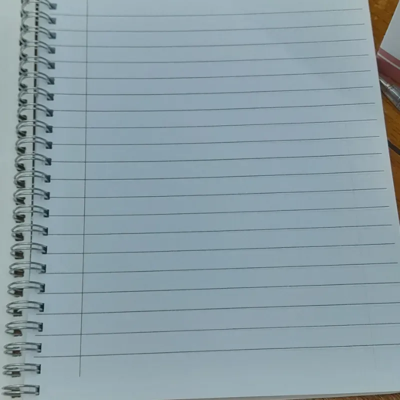 Libretas tamaño estándar.