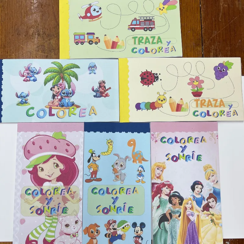LIBROS PARA COLOREAR Y TRAZAR