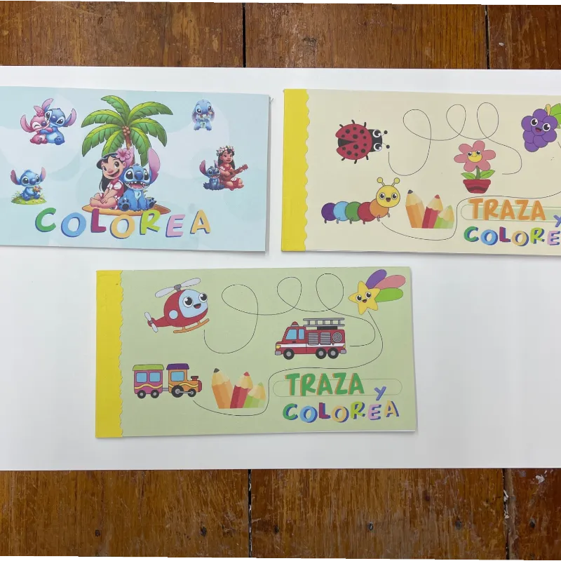 LIBROS PARA COLOREAR Y TRAZAR