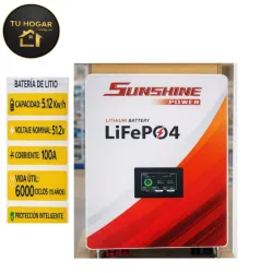 🔋Baterías 5kw Sunshine