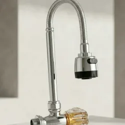 LLAVE CUELLO GANSO FLEXIBLE SALIDA TRASERA