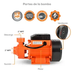 TURBINA DE AGUA 1/2HP