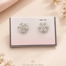 Aretes copos de nieve