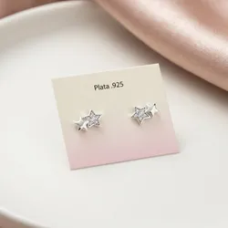 Aretes estrella doble