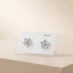 aretes flor