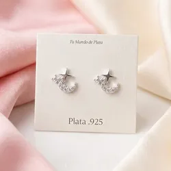Aretes Luna con Estrella