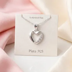 Cadena de corazón