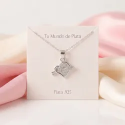 Cadena de corazón y flecha