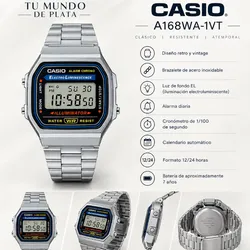 Casio A168WA-1VT