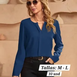 Blusa mangas largas