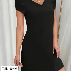 Vestido básico negro