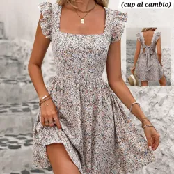 Vestido de lazo en la espalda