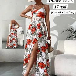 Vestido estampado playero