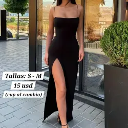 Vestido negro elegante 