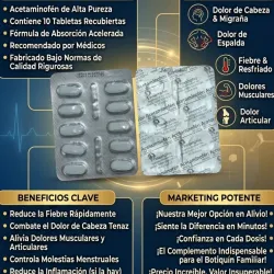Acetominofen 10t