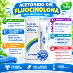 ACETONIDO DE FLUOCINOLONA (TRIANCINOLONA IMPORTADA)40G (VENCE 06/28)