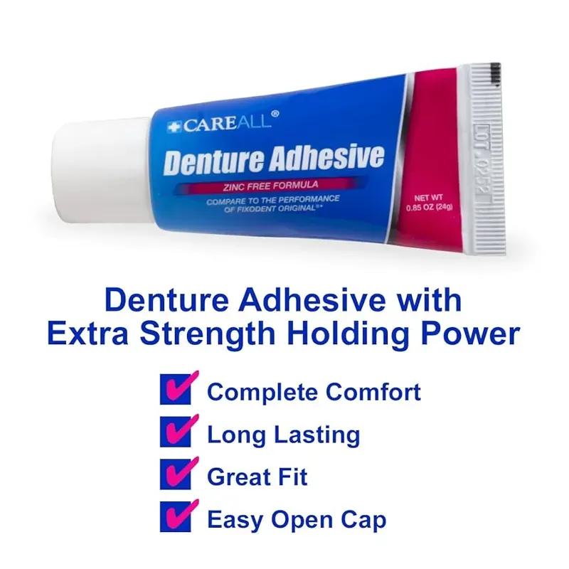 Adhesivo para dentaduras postizas