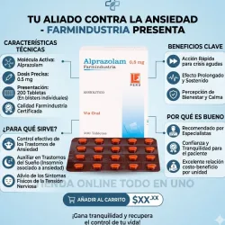 😴 ALPRAZOLAM (20t,0.5mg) (VENCE 7-28)