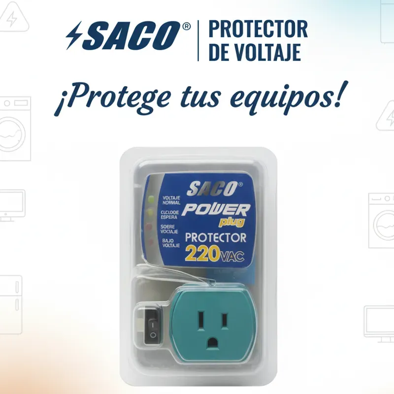 ⚡️Protector de voltaje marca SACO 220V