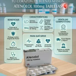 Atenolol 10t,100mg (VENCE 5/28)