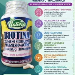 (BIOTINA) 500mg 100 cápsulas (VENCE 12-30)