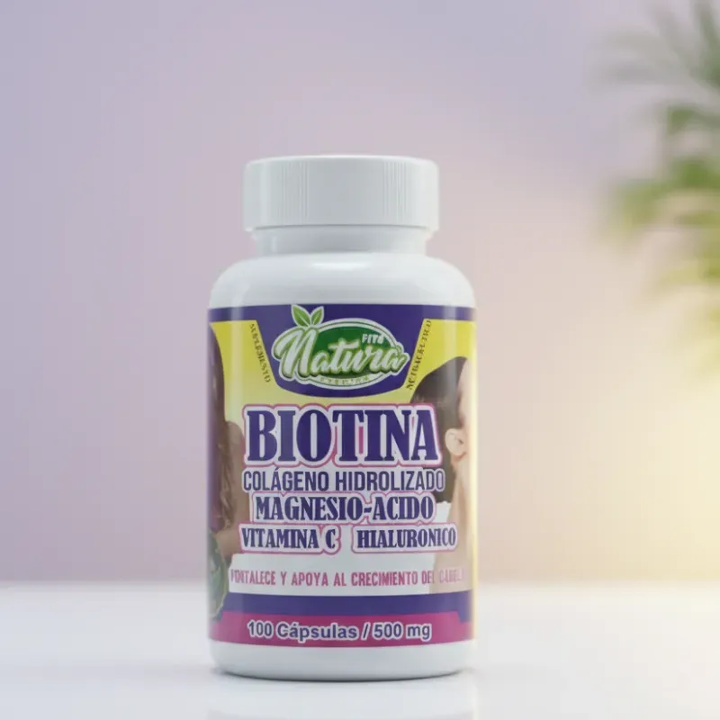 (BIOTINA) 500mg 100 cápsulas