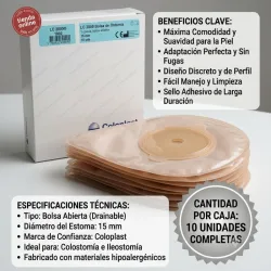 Bolsas de colostomia caja de 10 unidades
