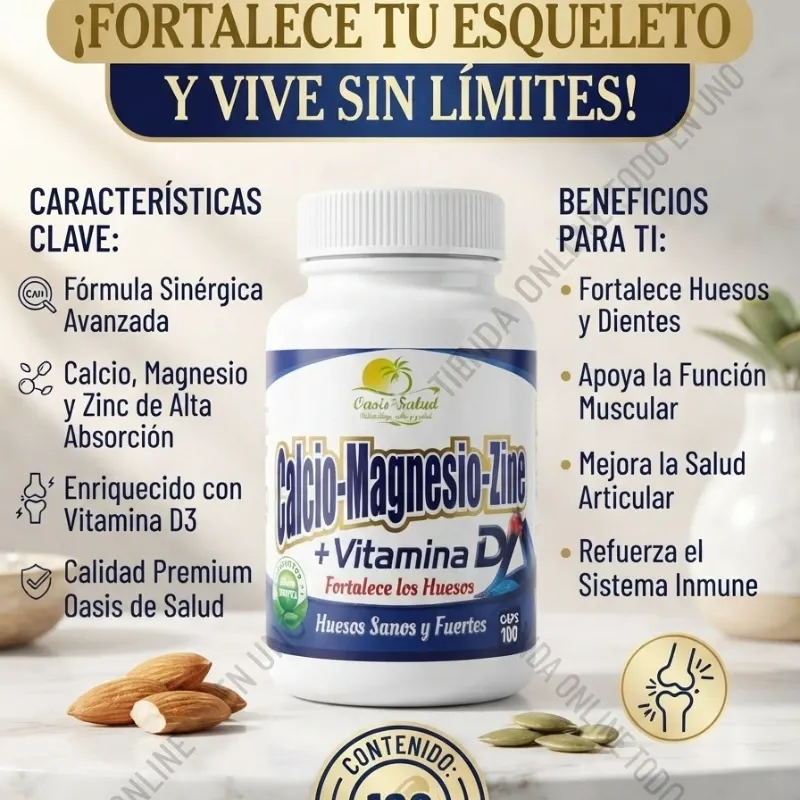 CALCIO + MAGNESIO +ZINC