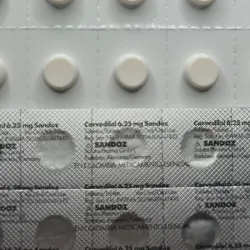 Carvedilol (6.25 mg 10t)
