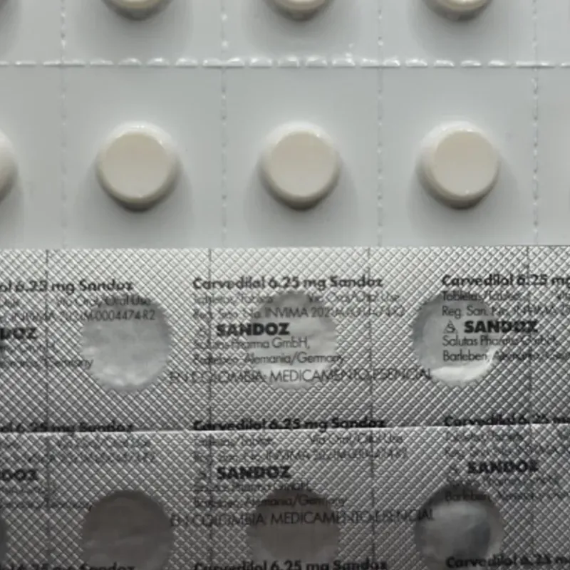 Carvedilol (6.25 mg 10t)