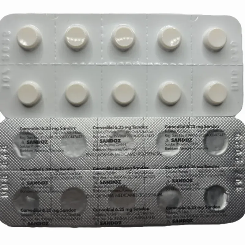 Carvedilol (6.25 mg 10t)(en oferta xq vence 10/2025)