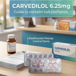 CARVEDILOL 6,25MG  15 TB