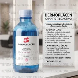 CHAMPU DE PLACENTA 200ML(CRECIMIENTO Y GENERACION DEL CABELLO)
