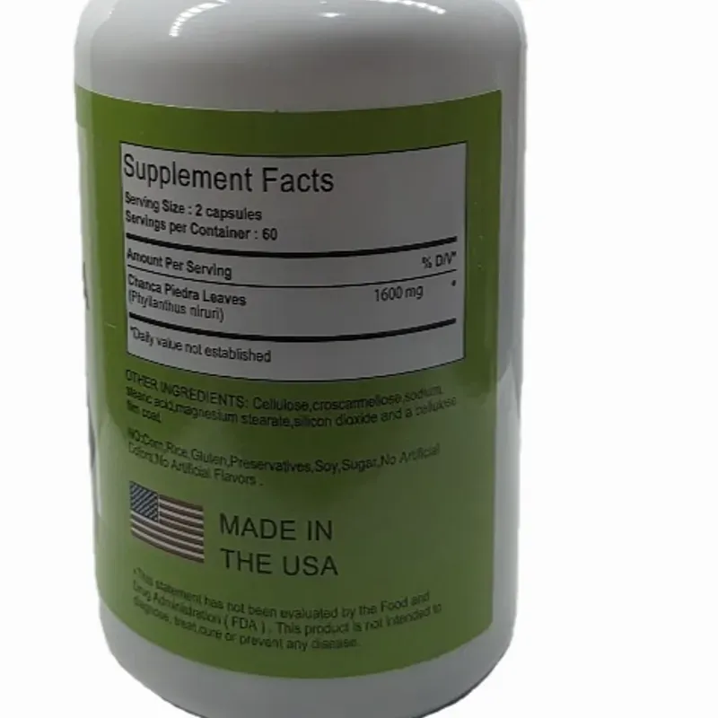 Chanca piedra 1600mg (25usd)