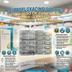 💊 Ciprofloxacino (10t 500 mg )(Vence 09/2026)
