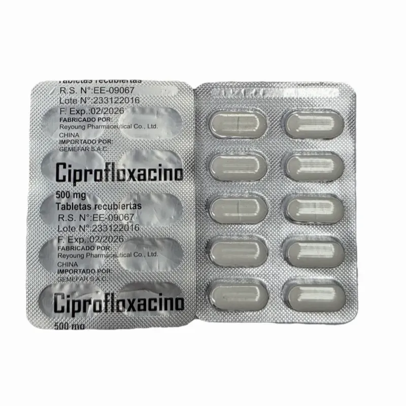 💊 Ciprofloxacino (10t 500 mg )