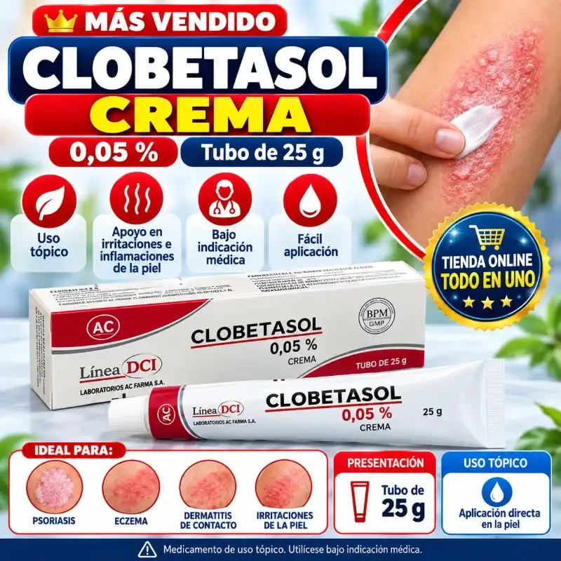CLOBETAZOL CREMA 0,05% 25G (VENCE 09/28)