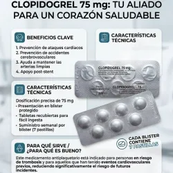 CLOPIDOGREL 75mg 7t